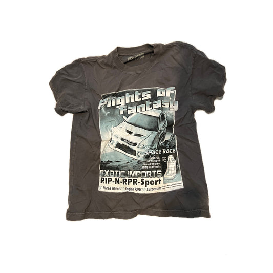Ripnrepair Flights of Fantasy Black T-Shirt Mens Small