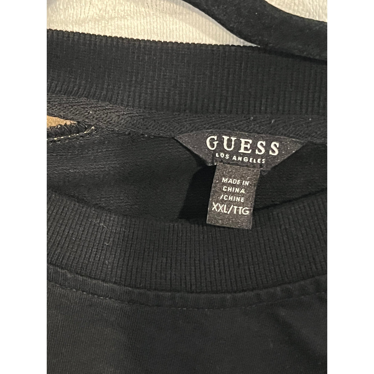 Guess Brown Black Crewneck Sweatshirt Mens XXL