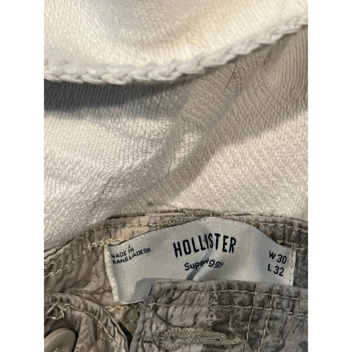 Hollister Super Rise Baggy Camo Cargo Pants Mens 30x32