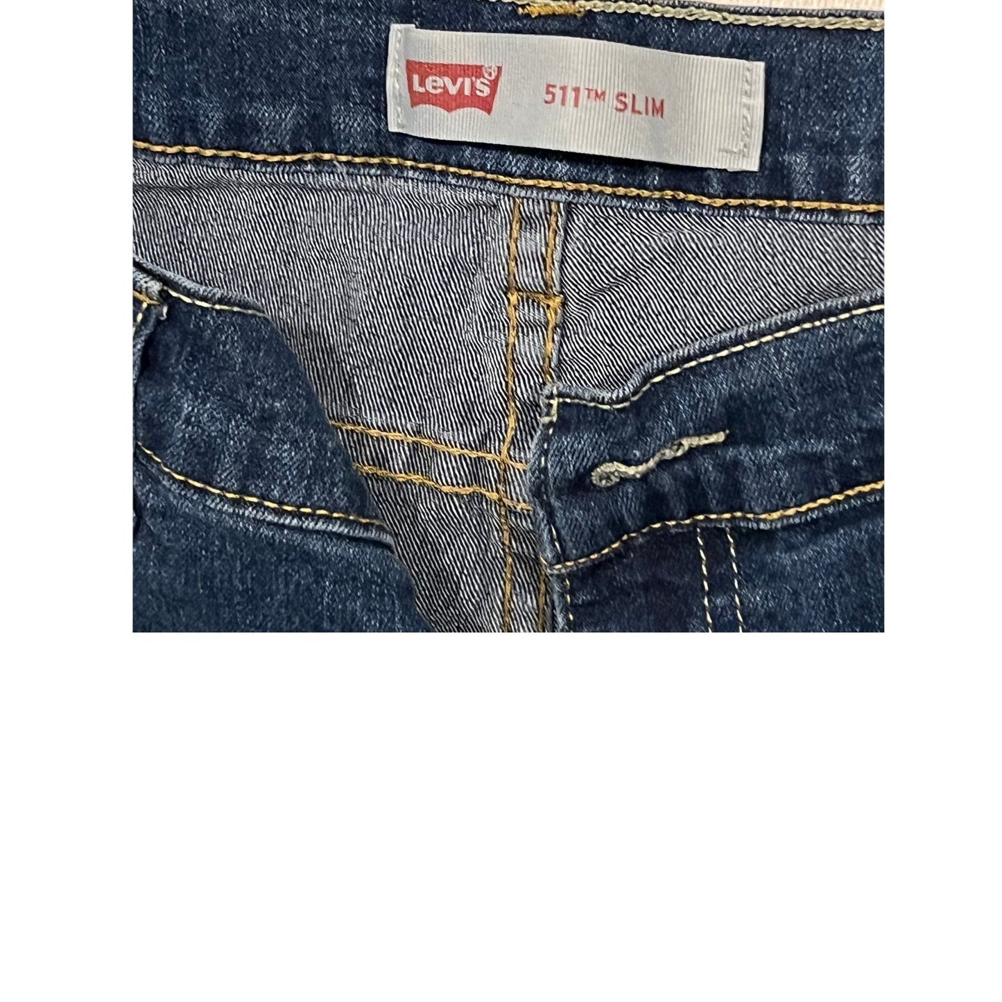 Levi's 511 Blue Jeans Slim Fit Womans 20Reg 30x30