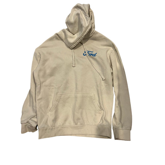 Ford 1966 White Pullover Hoodie Mens Small