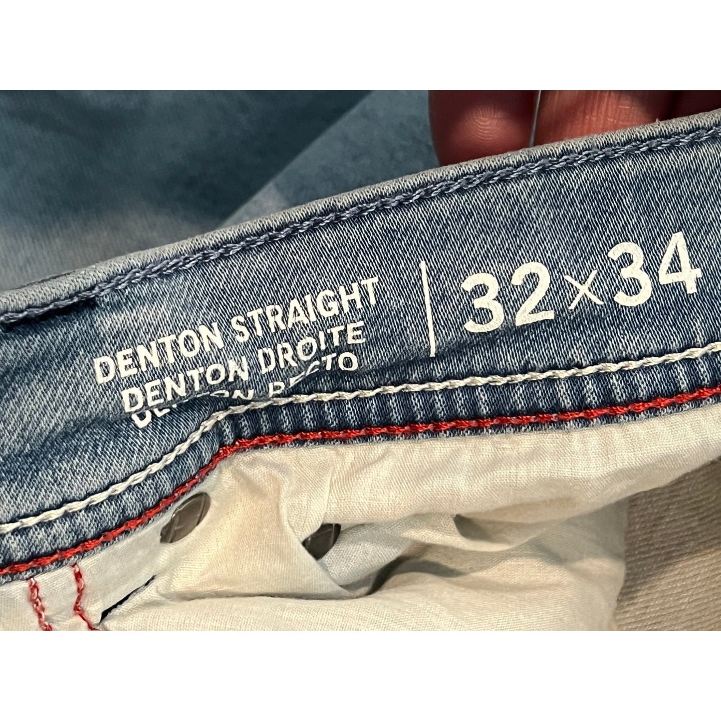 Tommy Hilfiger Denton Straight Jeans Mens 32x34