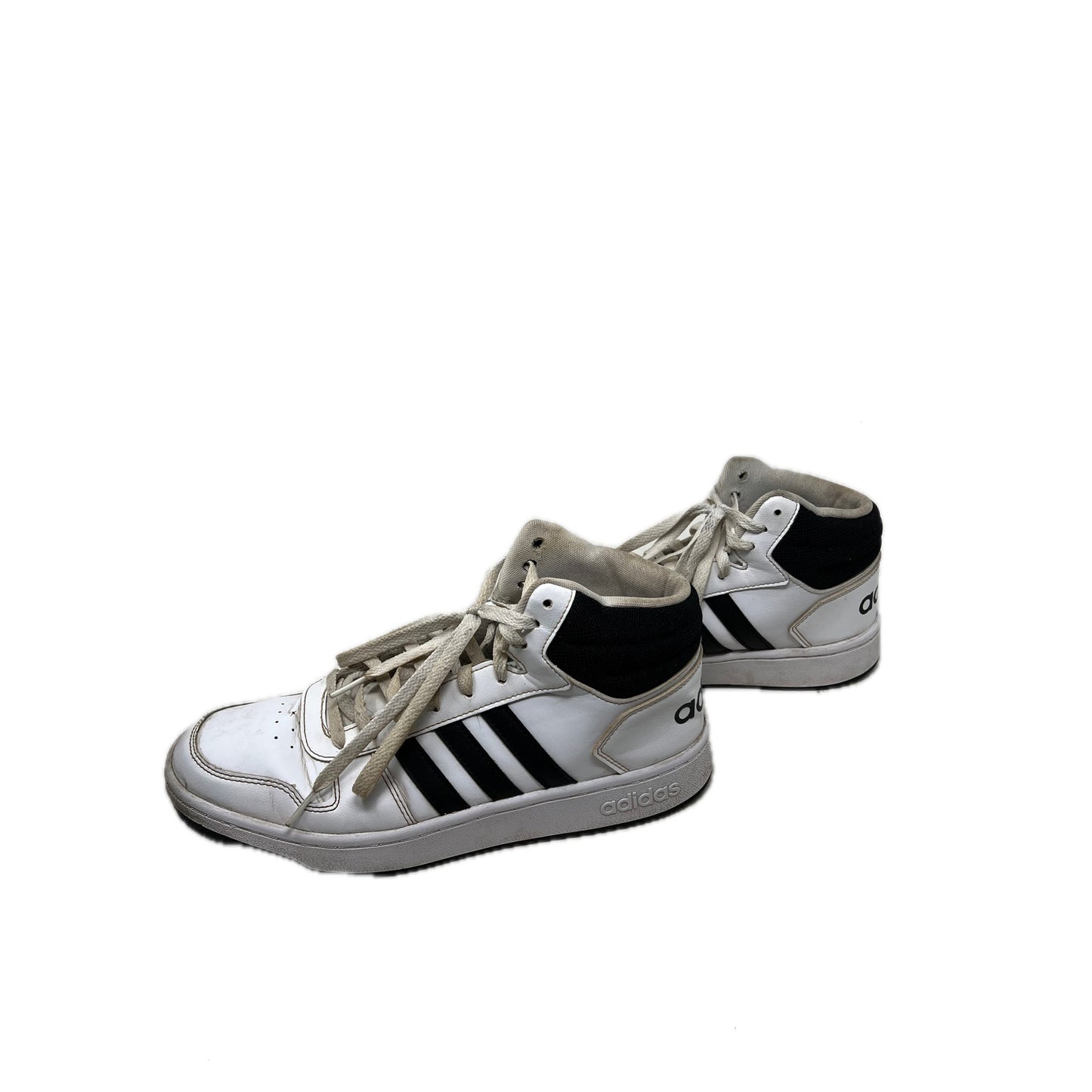 Chaussures montantes adidas Hoops 2.0 Mid blanc noir, pointure homme 10.5