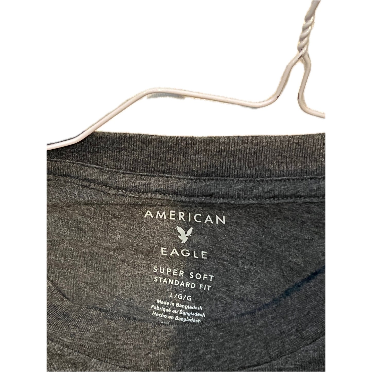 American Eagle Super Soft Std Fit Long Sleeve T-Shirt Mens L
