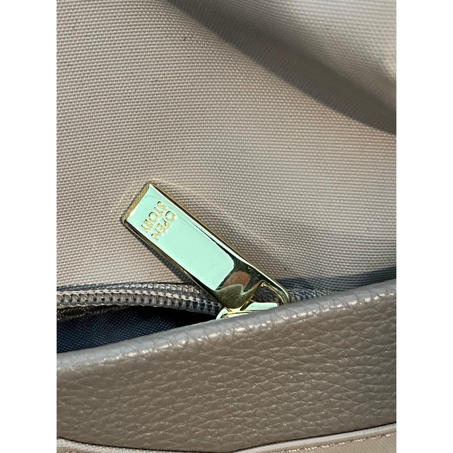 Sac week-end cabine structuré Open Story Signature taupe