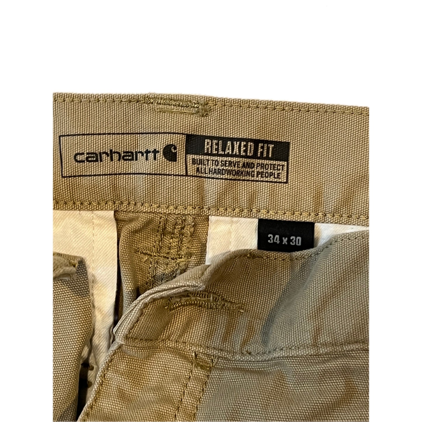 Carhartt Relaxed Fit Cargo Jeans Mens 34x30