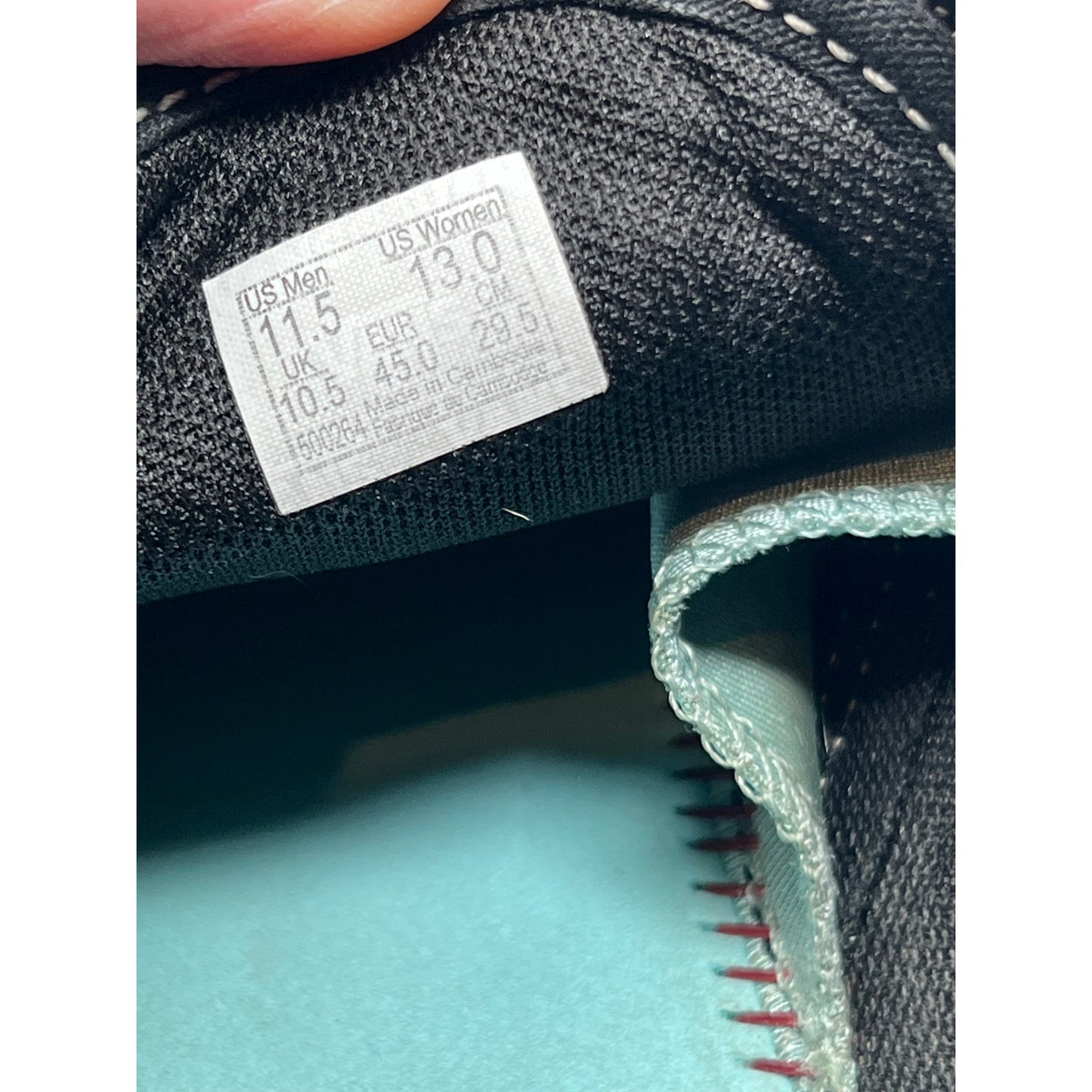 Vans Canvas Black Skate Sneakers Mens Size 11.5