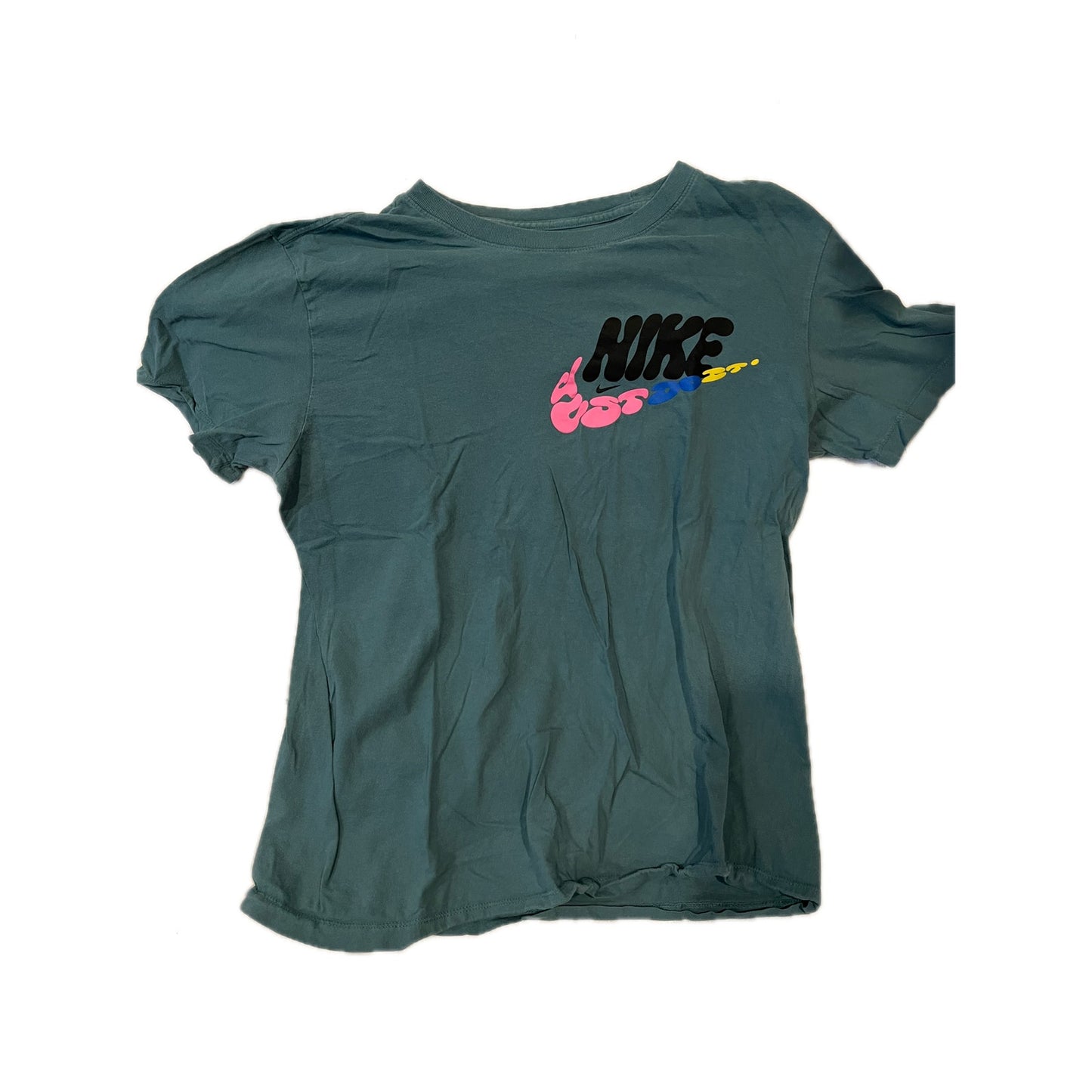 Nike Tee Just Do It Green T-Shirt Mens M