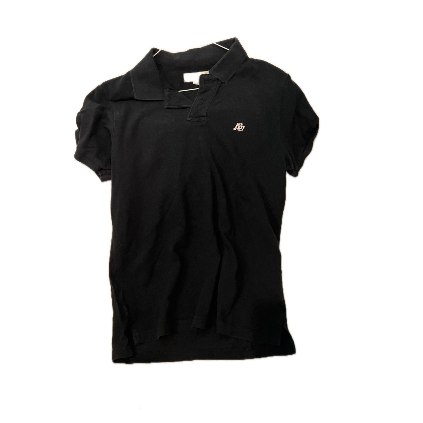 Aeropostale Black Polo Shirt Mens M