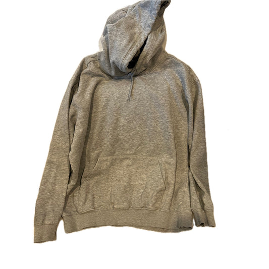 H&M Gray Pullover Relaxed Fit Hoodie Mens L