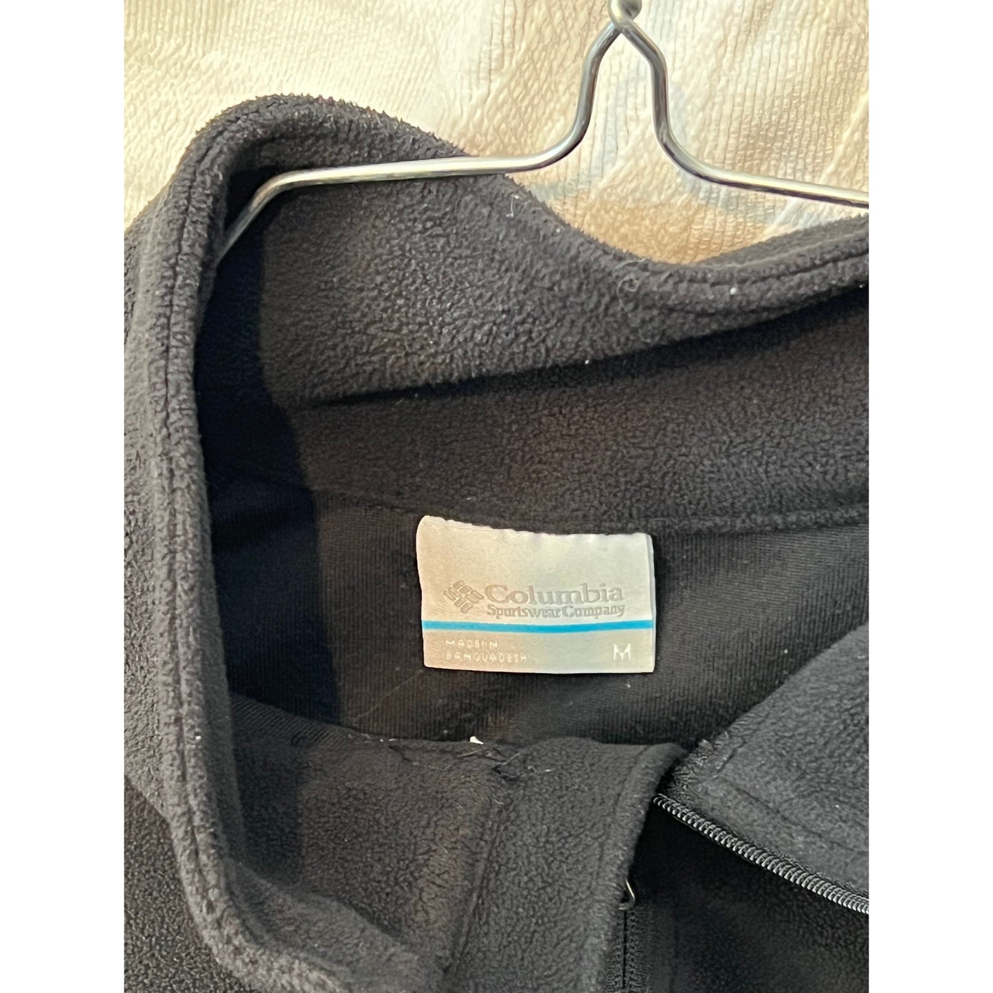 Polaire ¼ zippée Columbia gris noir taille M pour homme