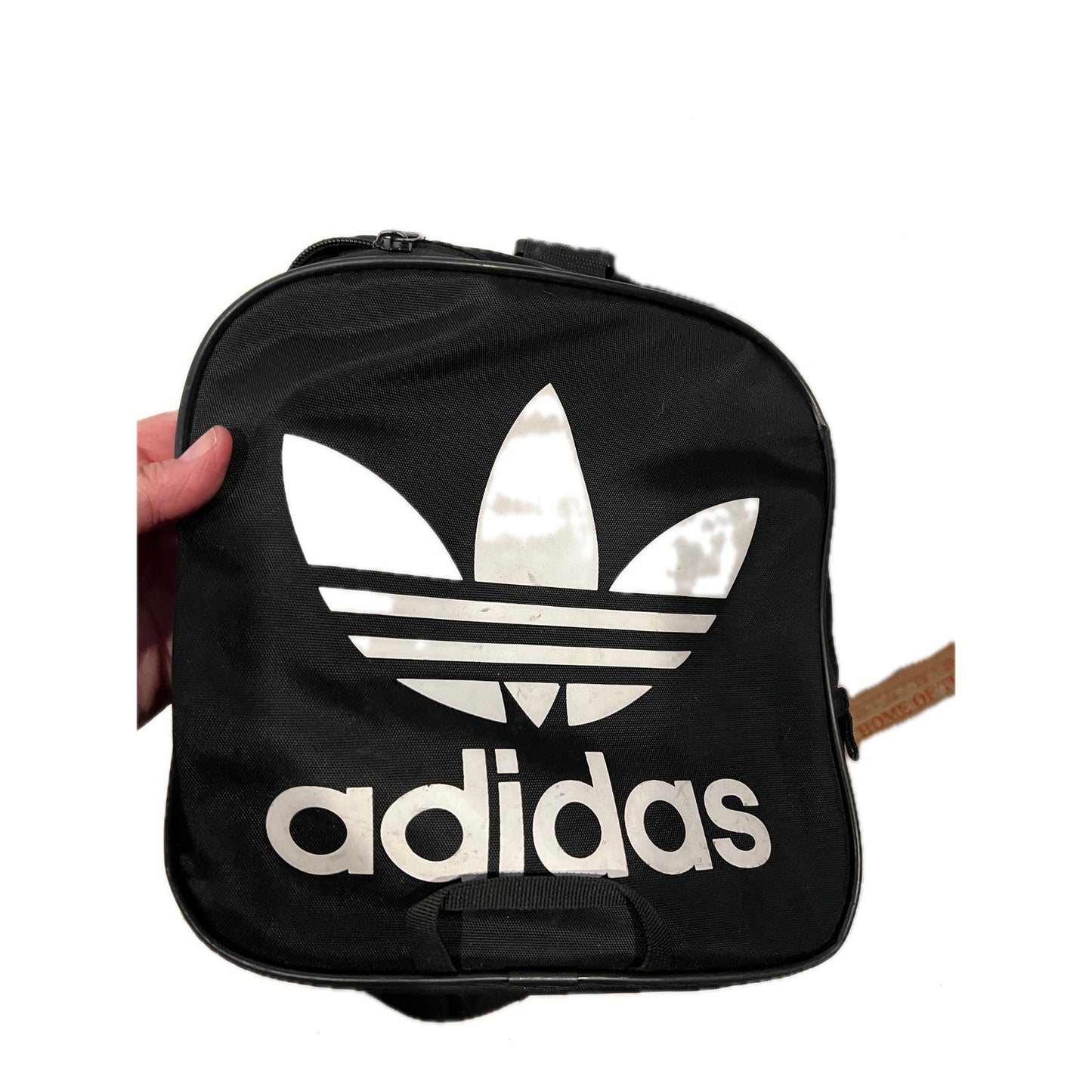 Adidas Defender Medium 20"x12"x10" Black White Duffel Bag