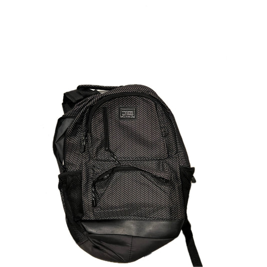 Eastsport Herringbone Black Gray Backpack