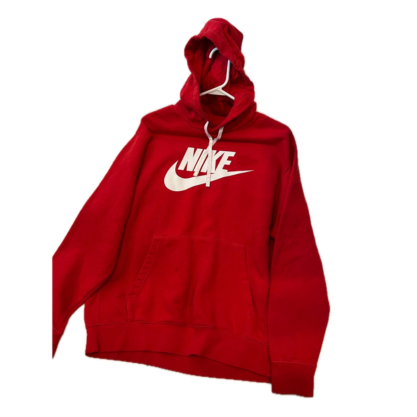 Sudadera con capucha Nike roja para hombre talla XL