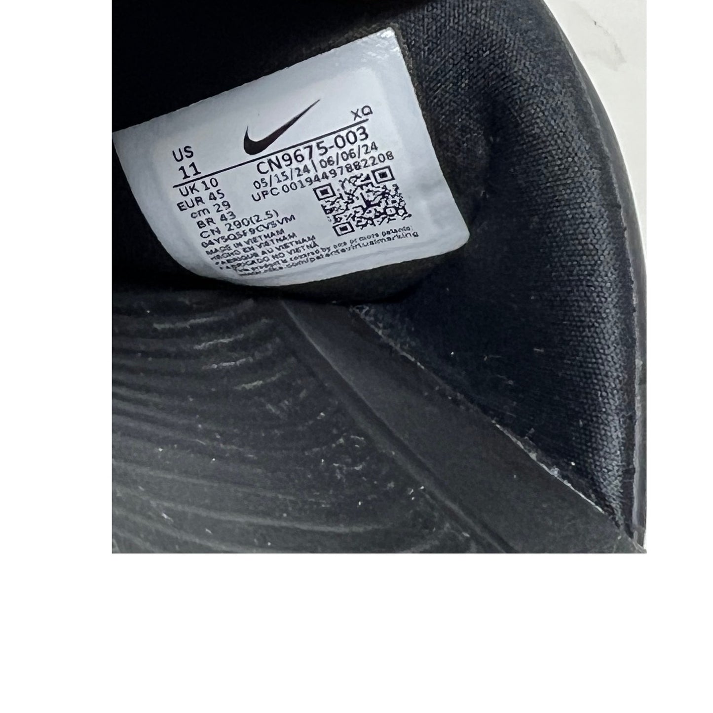 Nike Victori One Slide Triple Black CN9675-003 Mens 11