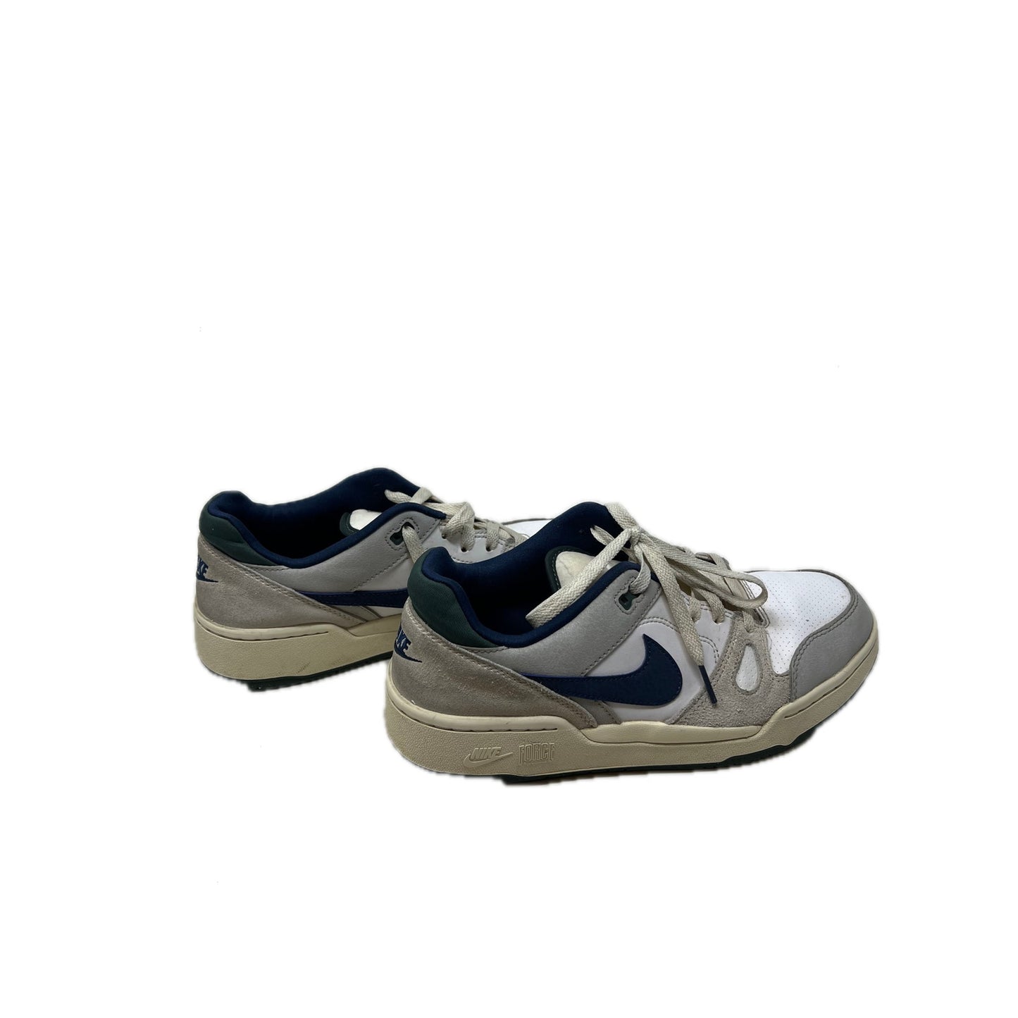 Nike Full Force Low Blanco Azul Marino Verde Hombre 7.5