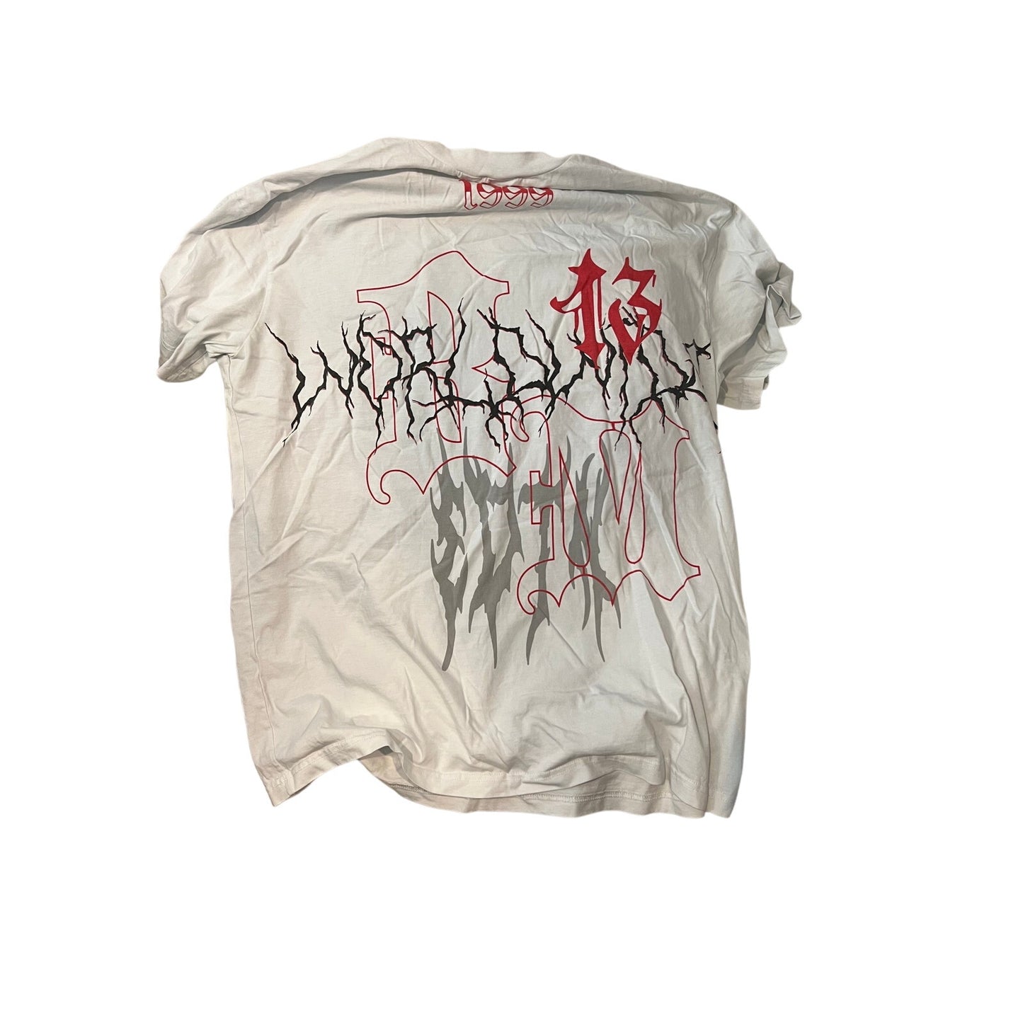 BooHooMan Worldwide White T-Shirt Mens S