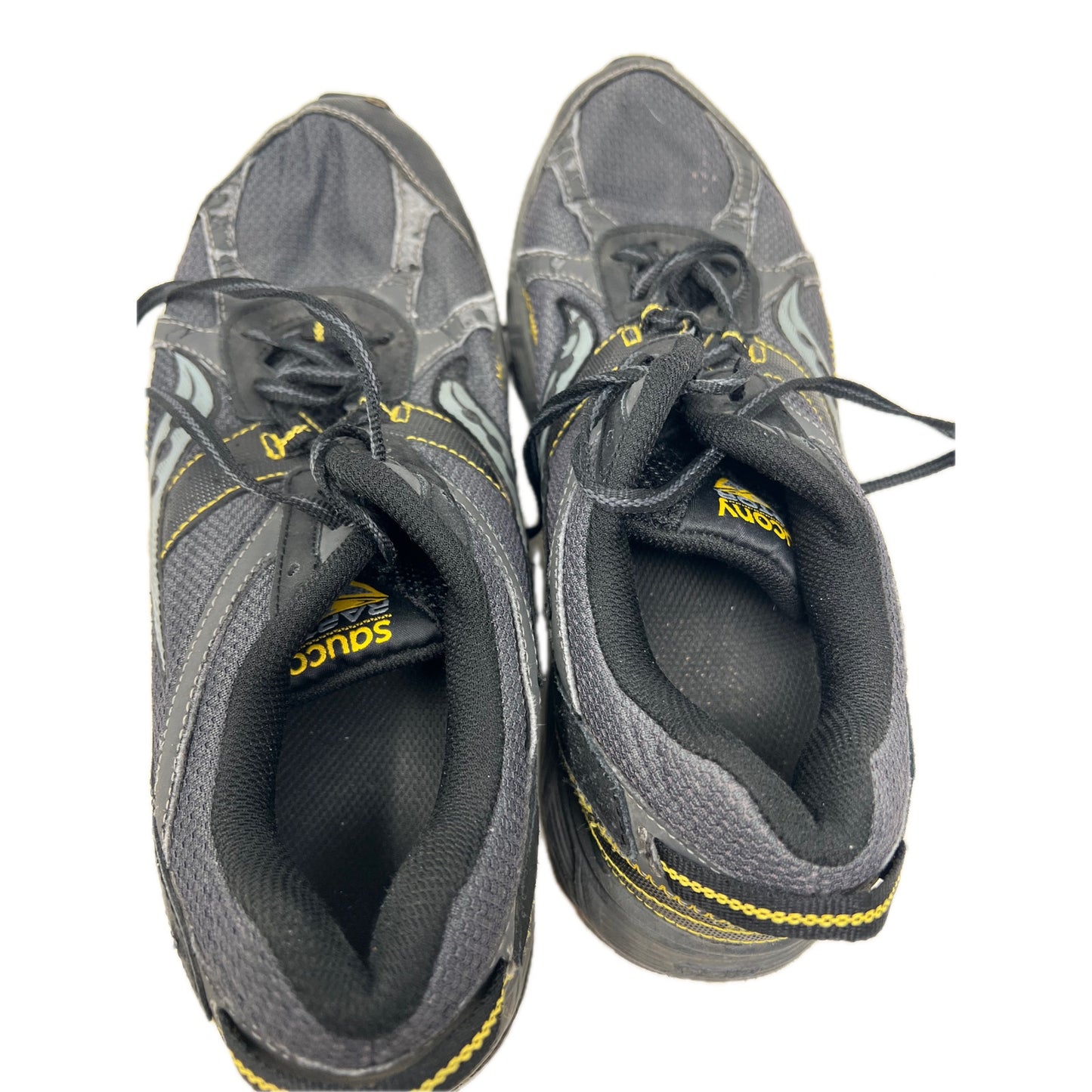 Saucony Mens Grid Raptor TR Gray Running Sneakers Size 10.5