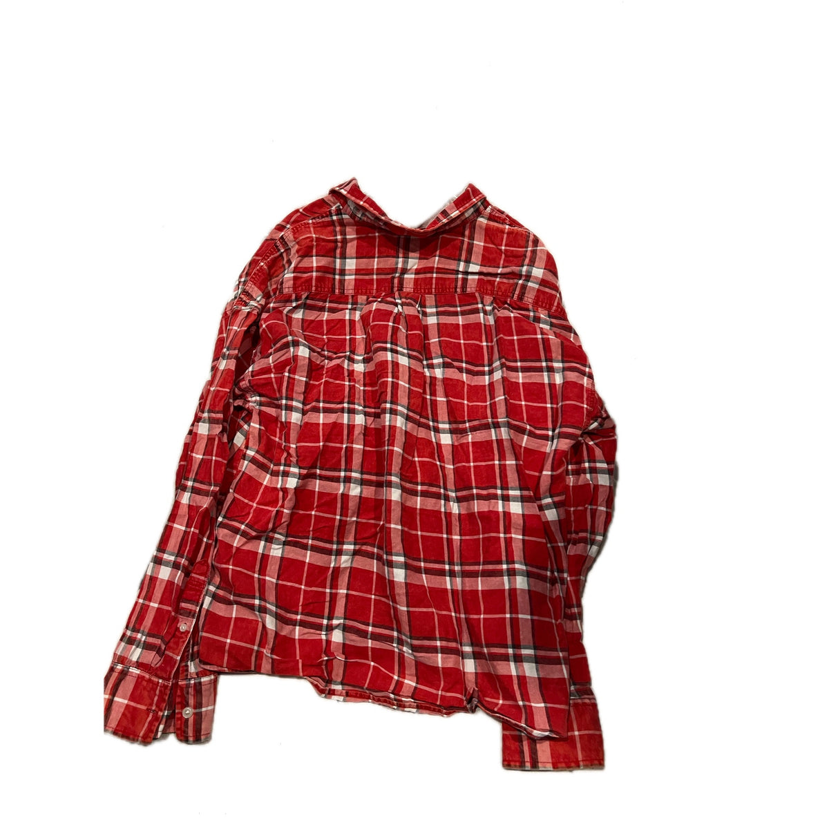Arizona Jean Co Red Flannel Long Sleeve Shirt Woman's XL