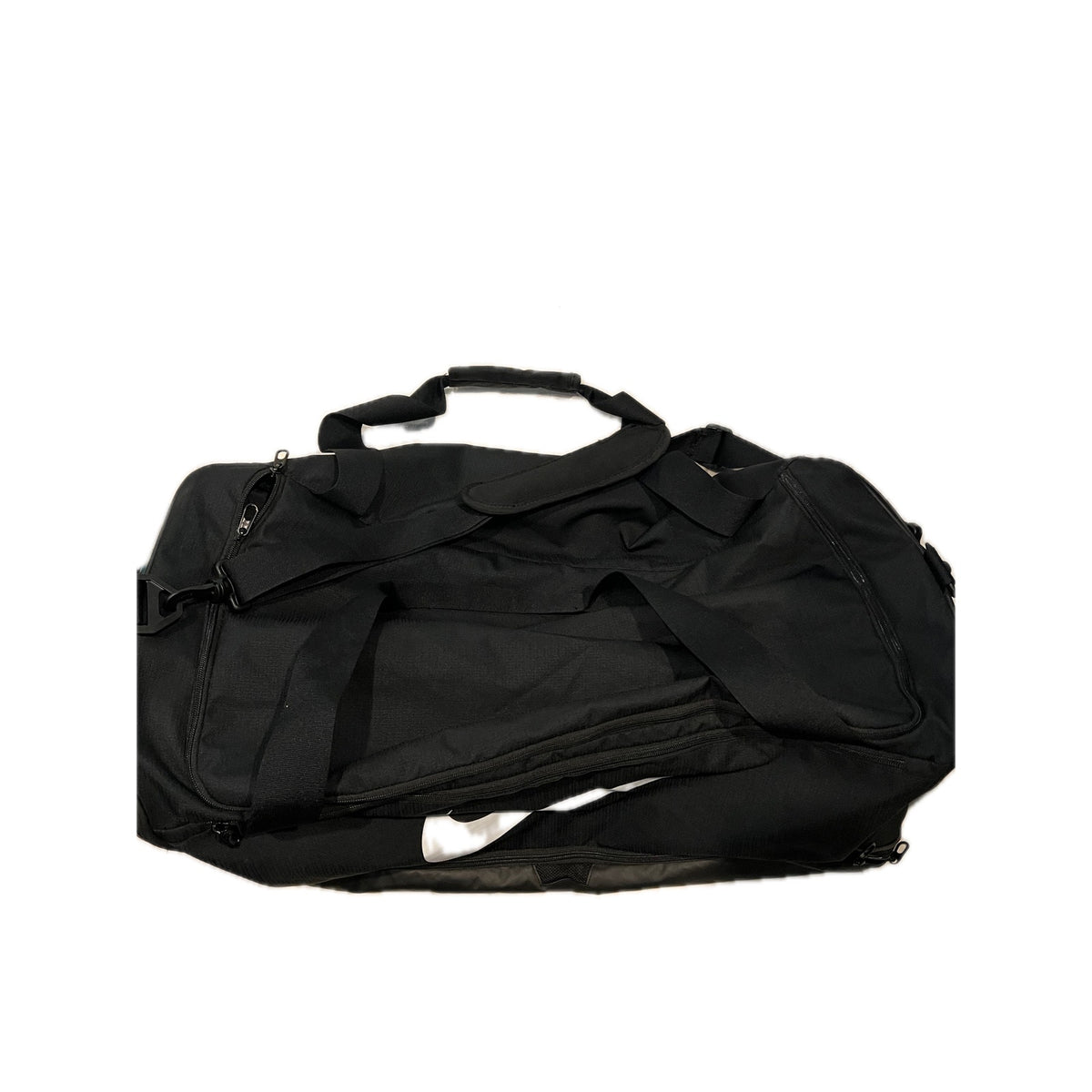 Nike Brasilia 9.5 Black Medium 60L Duffel Gym Bag