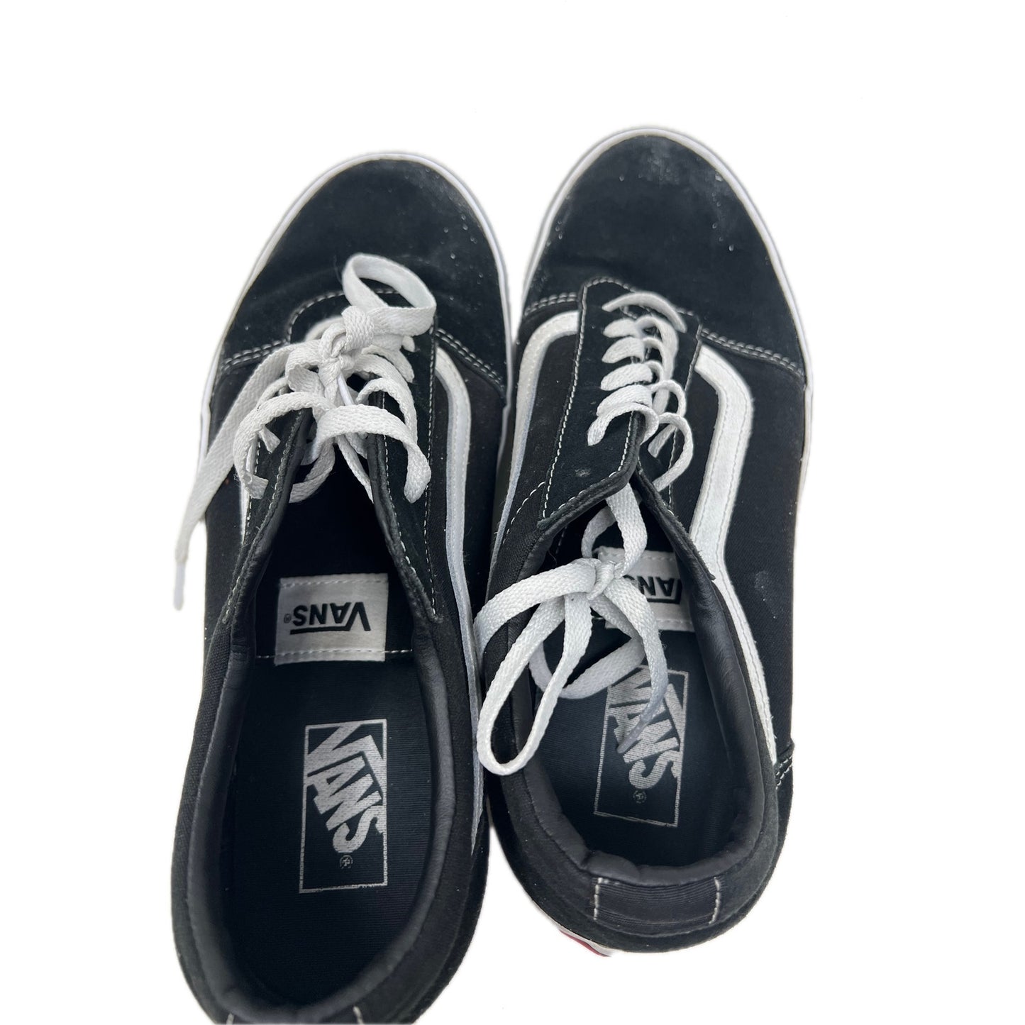 Vans Old Skool skate Low Tops Black White Sneakers Mens 11