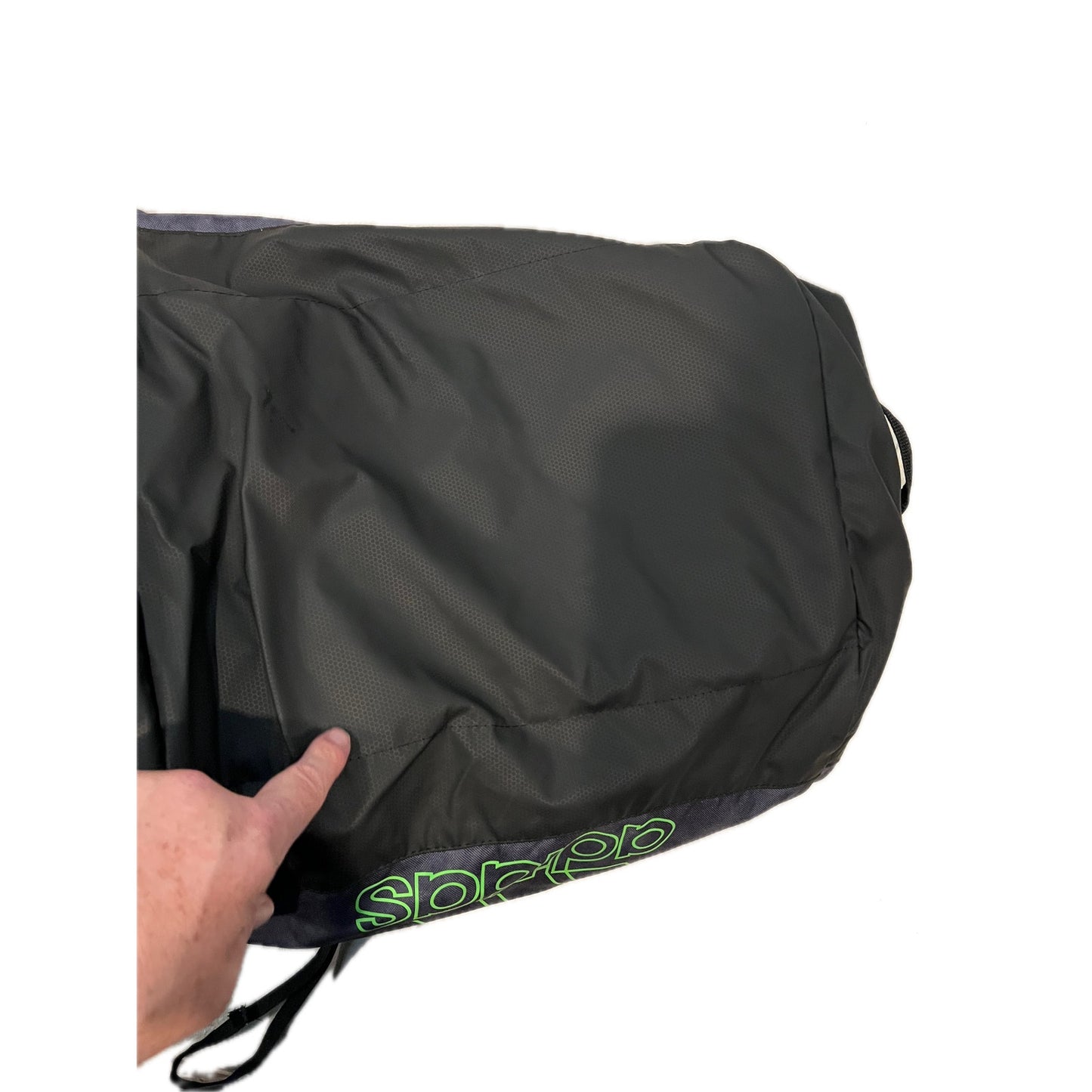 Adidas Defender Medium 20"x12"x12" Gray Green Duffel Gym Bag
