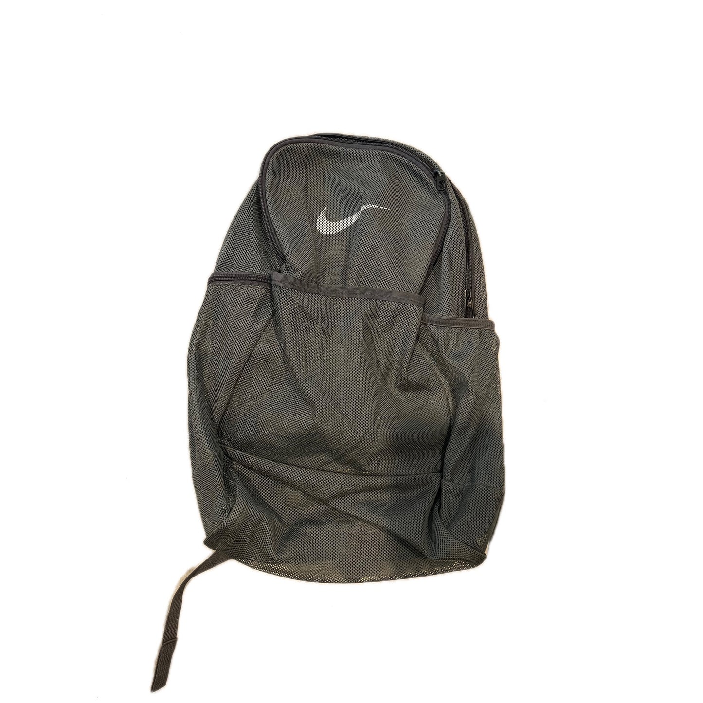 Nike Mesh See Through Backpack Gray