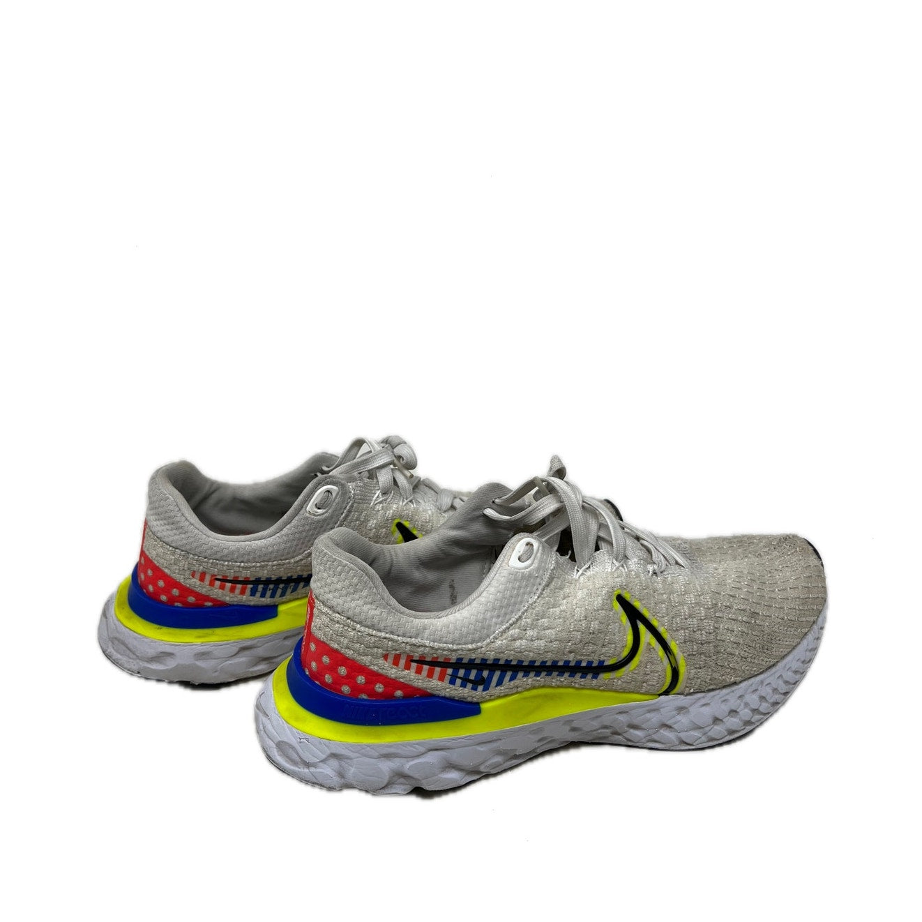 Nike React Infinity Run Flyknit 3 Prem Blanc Volt Bleu Racer