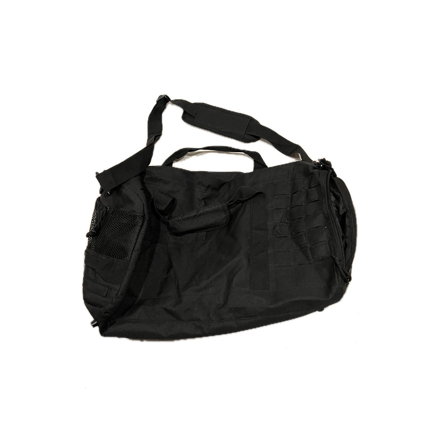 Sac de voyage tactique en toile noir XL 56x30x25 cm