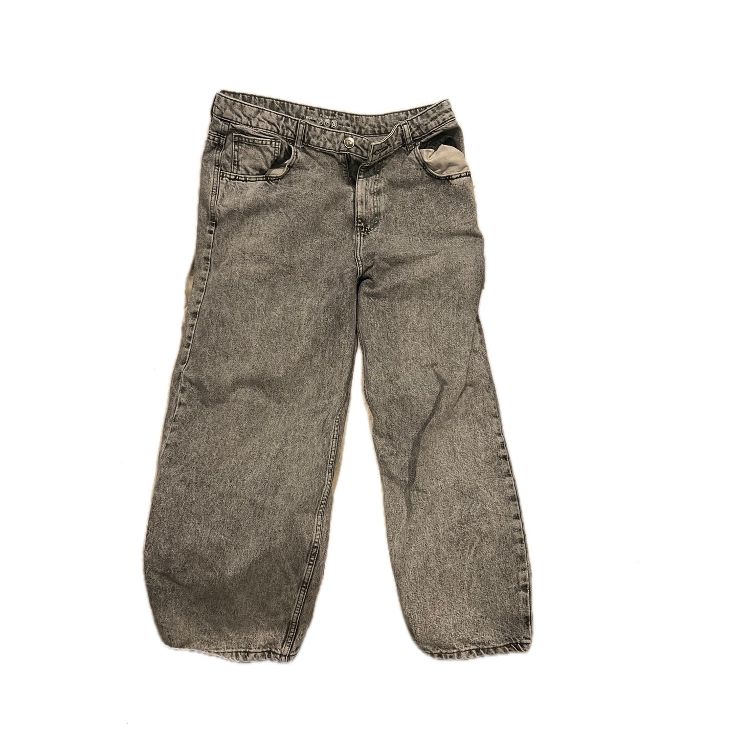Primark Baggy Fit Gray Black Jeans 34x30