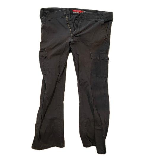 Wrangler Gray All Terrain Gear ATG Cargo Pants Mens 38x32
