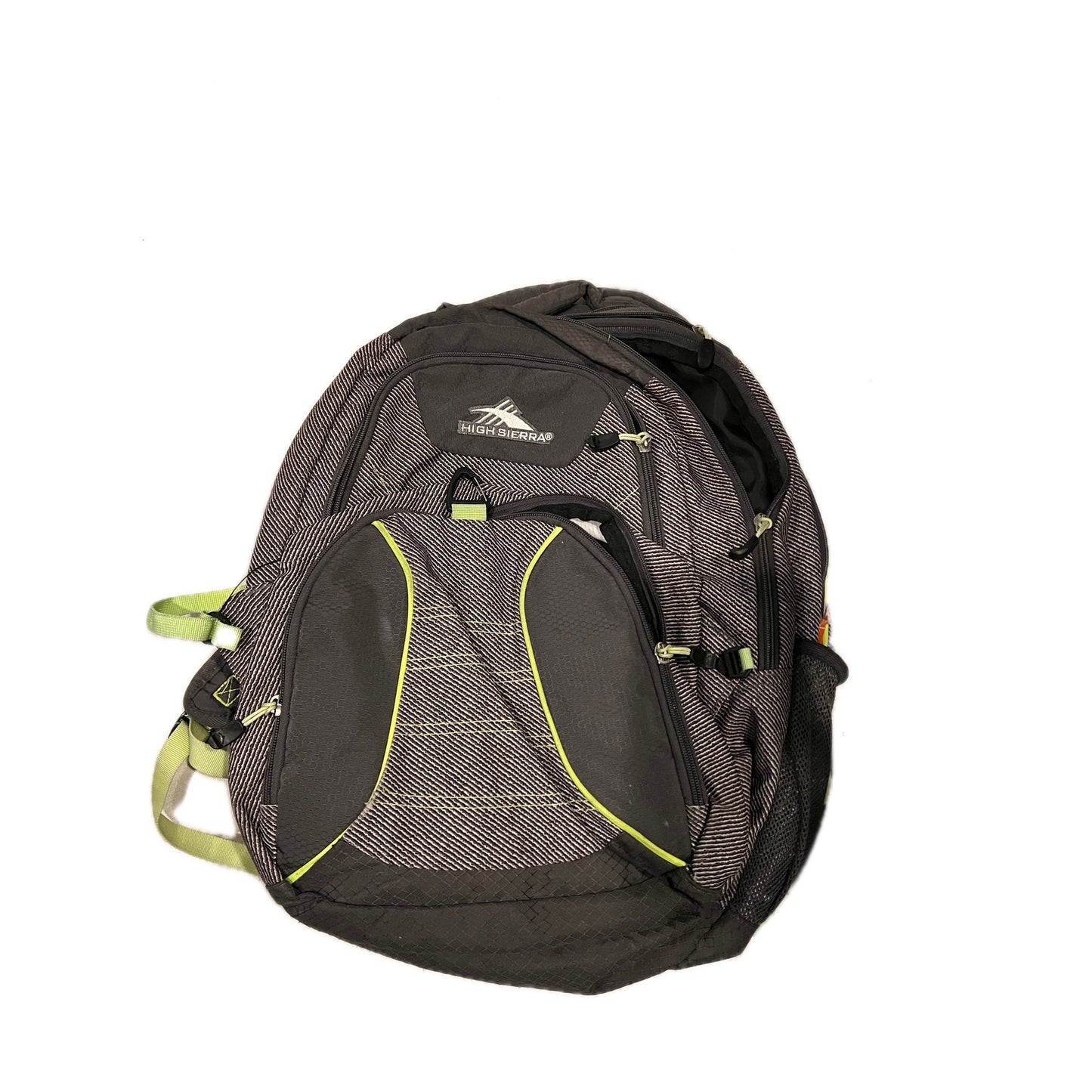 High Sierra FatBoy Backpack ~Green Gray