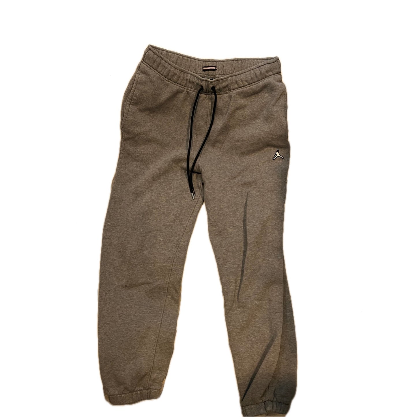 Nike Air Jordan Gray Cuffed Sweatpants Joggers Mens Med