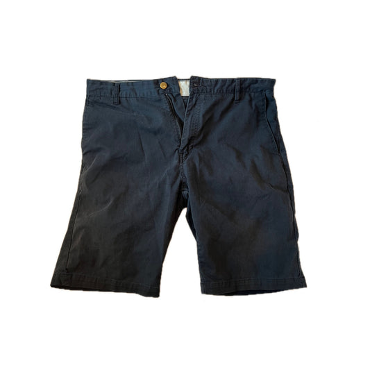 Volcom Blue Flat Front Chino Shorts Mens 36x8
