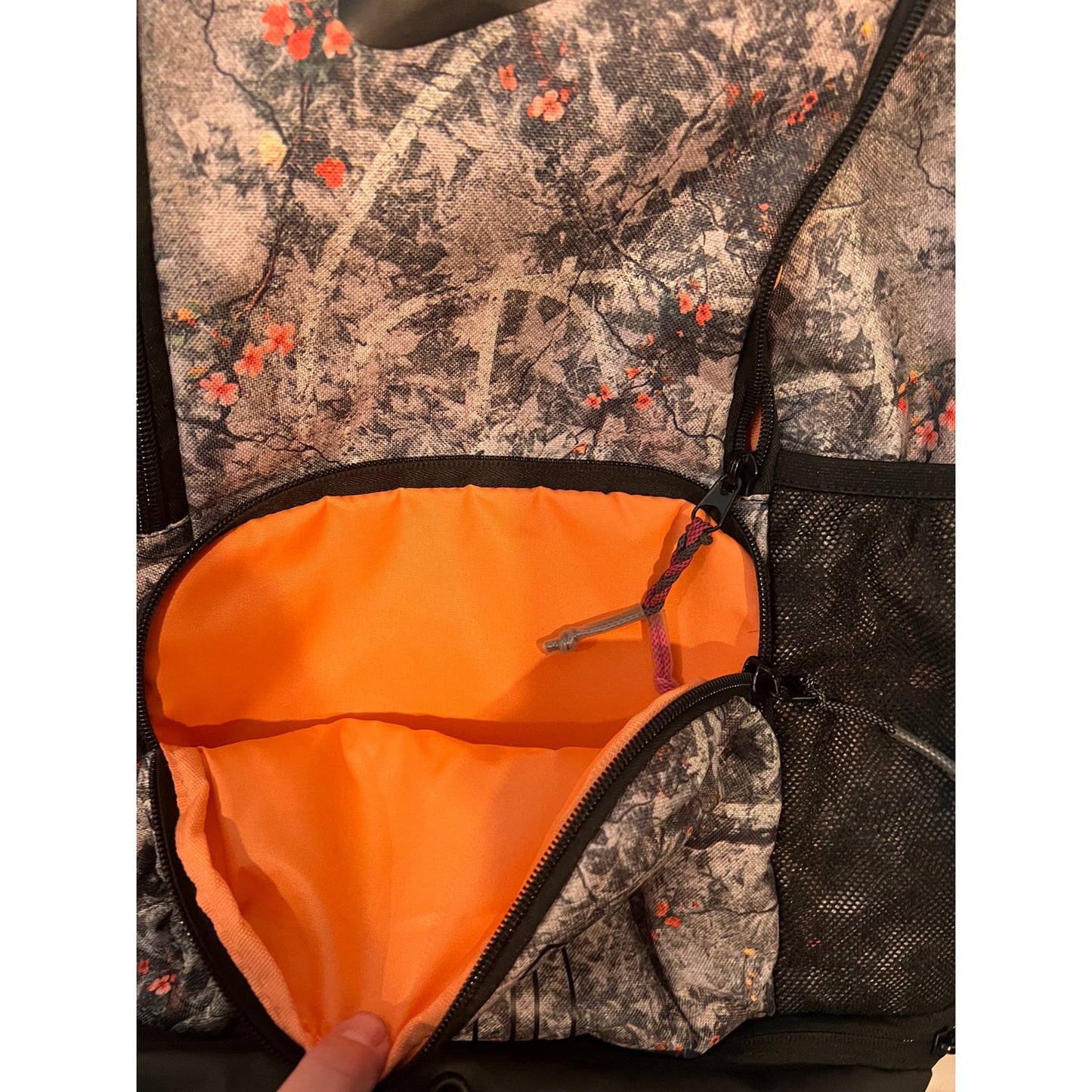 Nike Varsity Elite Backpack (32L) Mossy Oak Orange