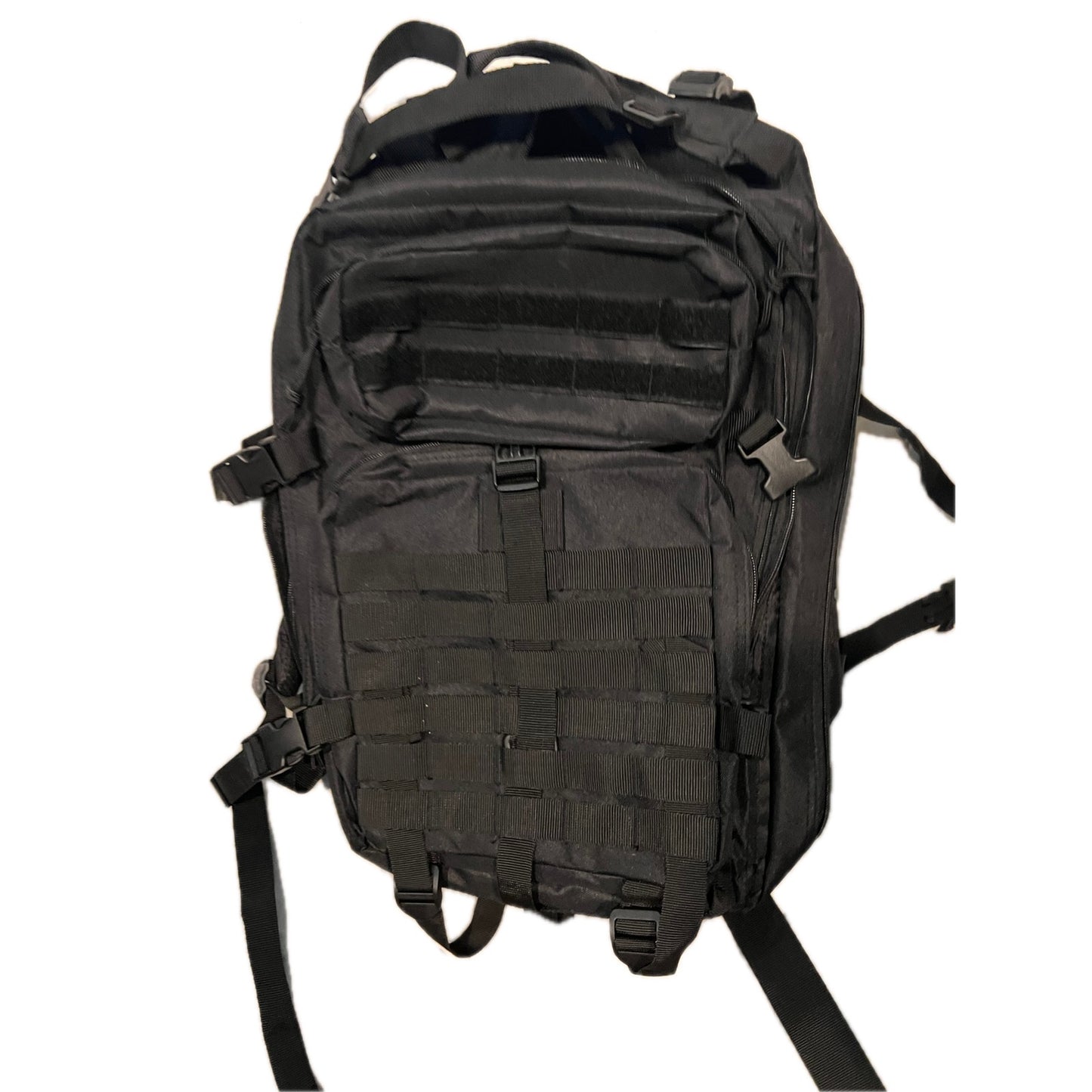 No Label Tactical Black Backpack Medium 26L