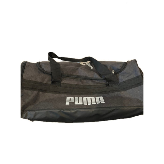 Puma Black Gray Duffel Bag 24"x12"x10"