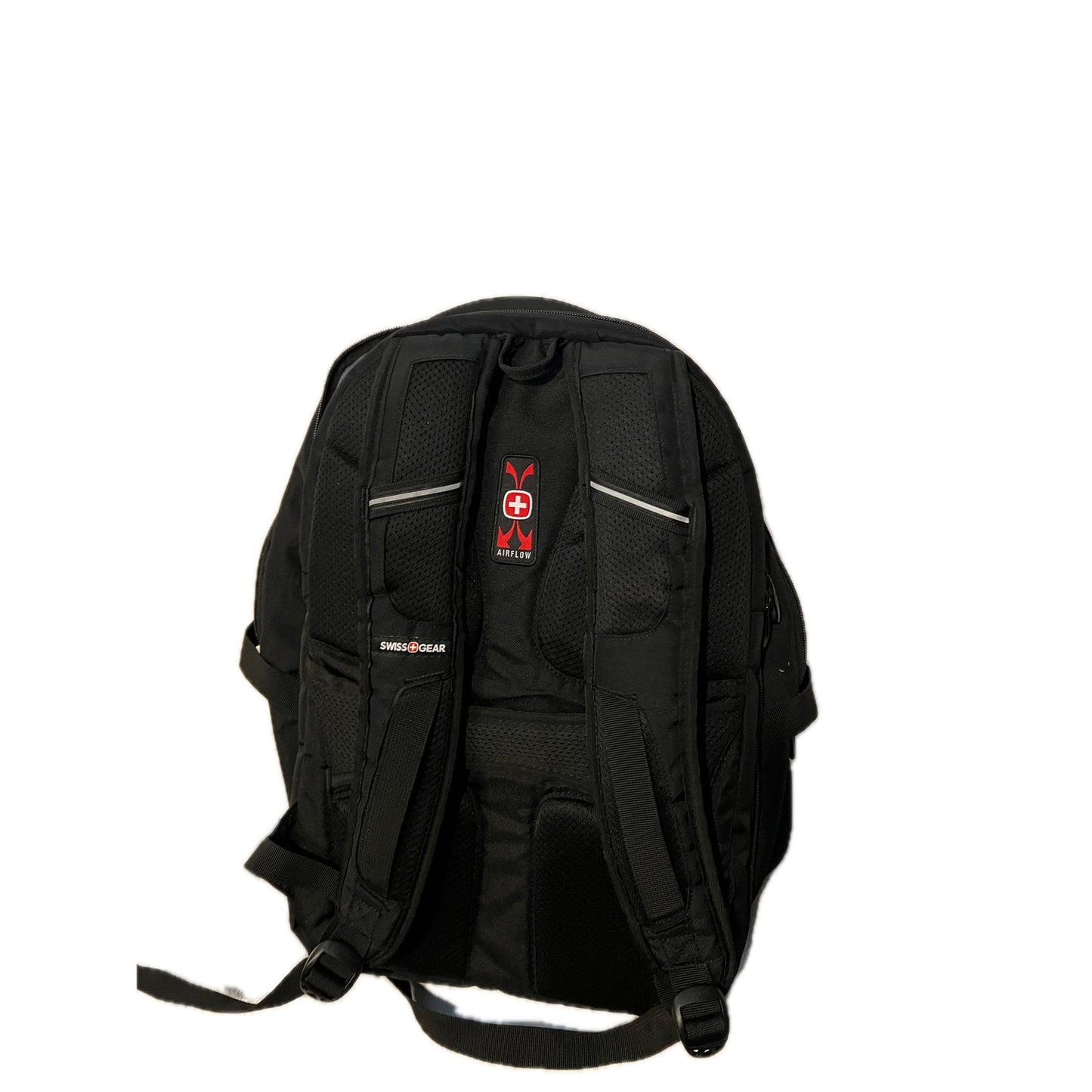 Mochila Swiss Gear 3760 para laptop, negra y roja