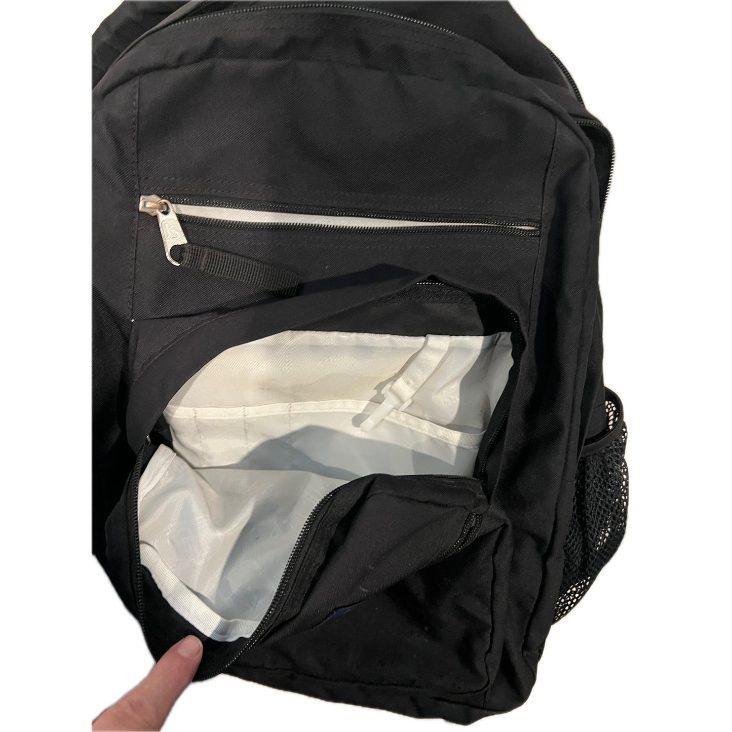 JanSport Big Student 3 Section Black Backpack