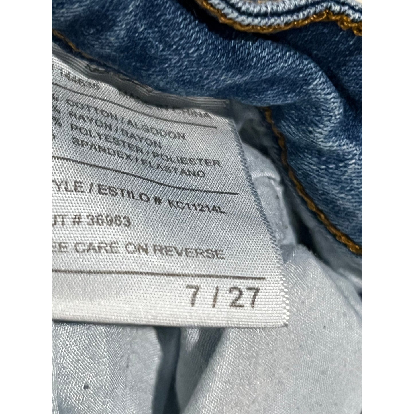 Kancan Jeans ajustados de talle medio lavado medio para mujer 7/27