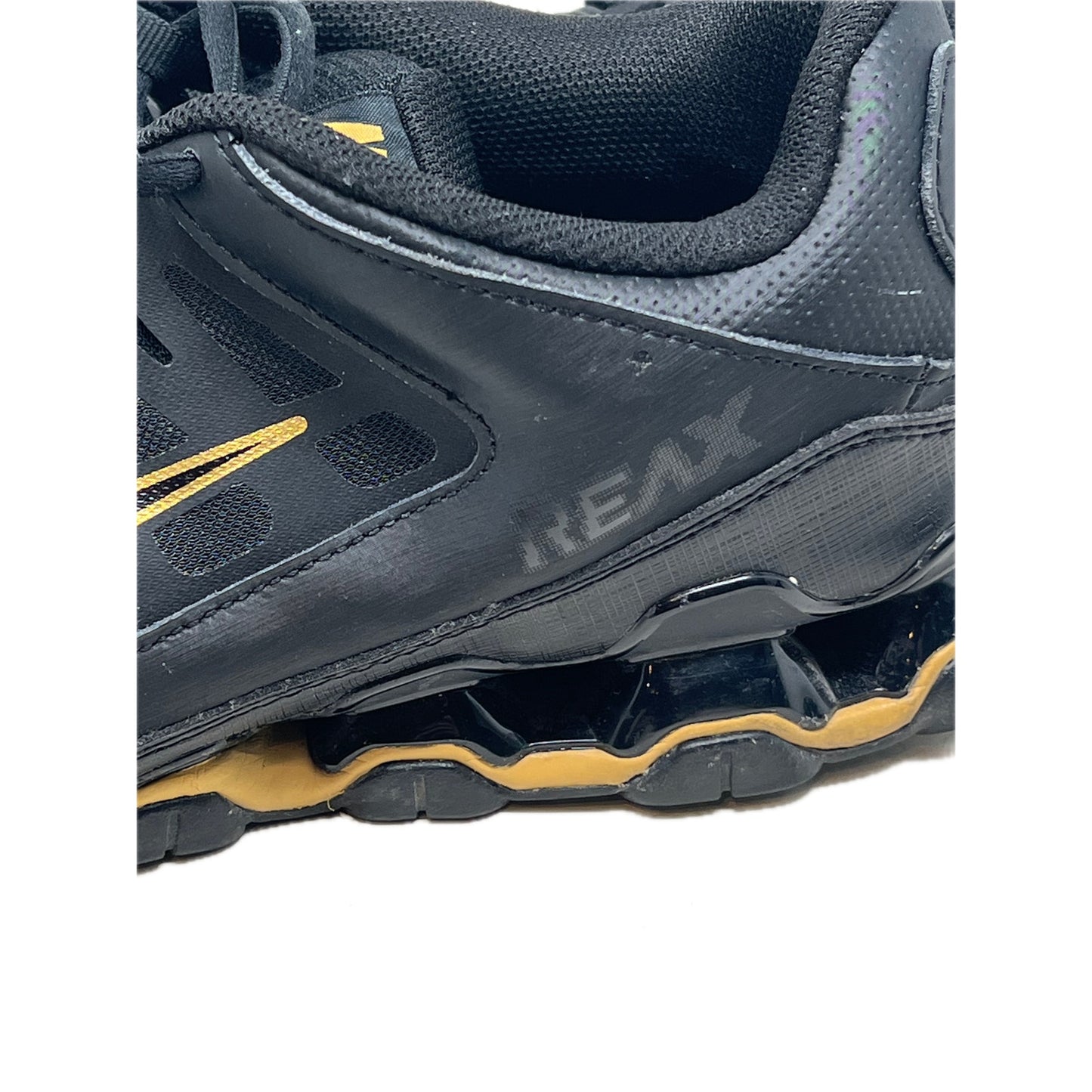 Nike Reax 8 TR Black Metallic Gold Mens 11