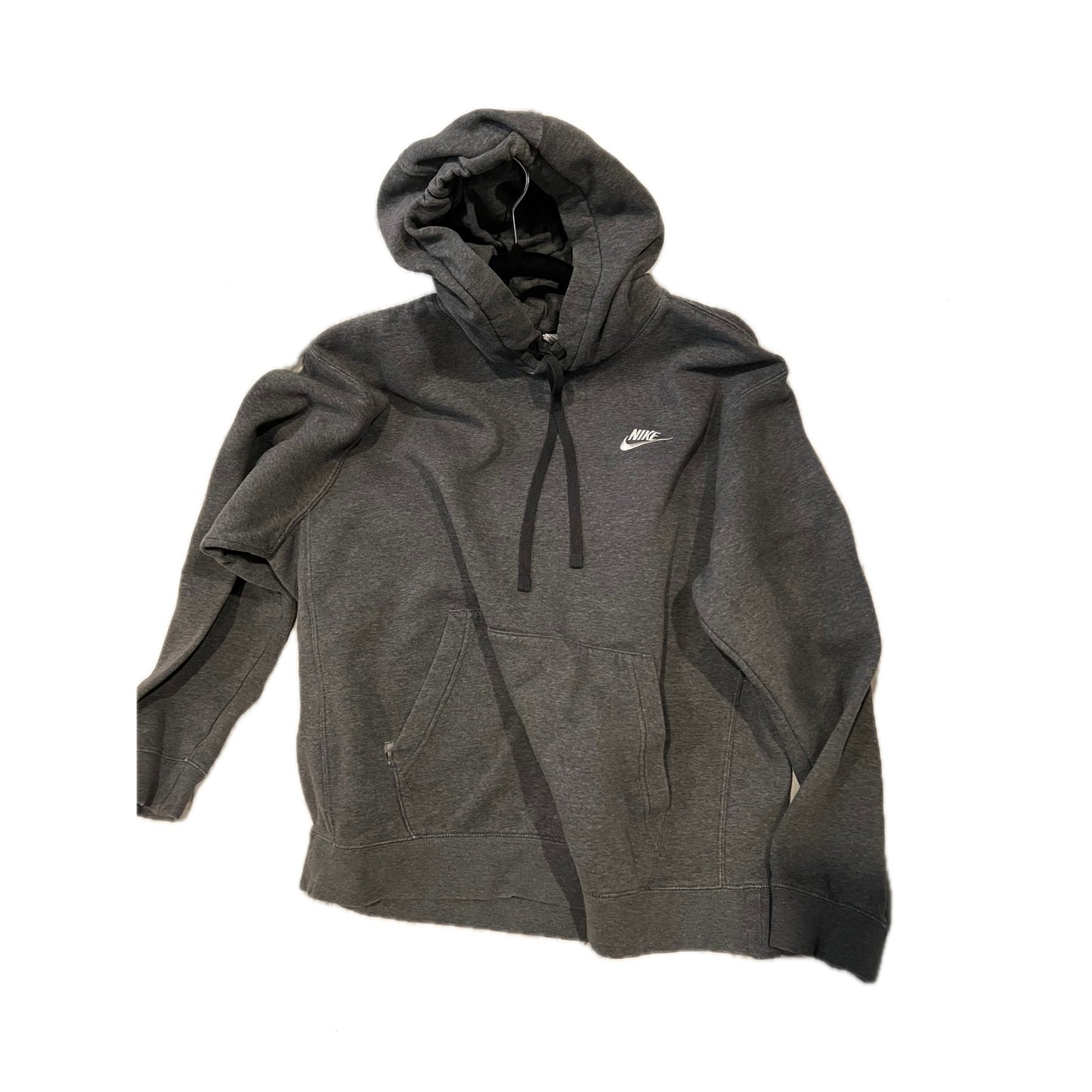 Nike Charcoal Gray Full Zip Hoodie Mens Med