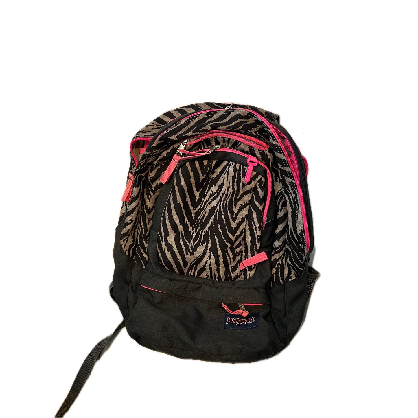 Sac à dos JanSport zèbre et rose 3 sections 1950 pouces cubes