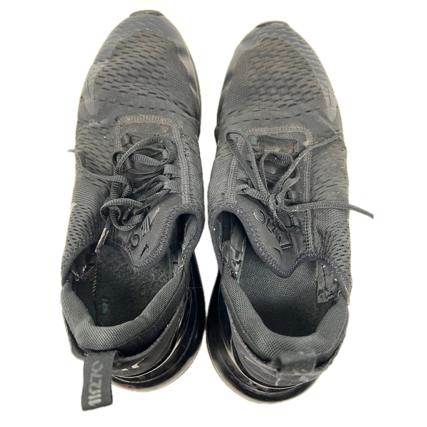 Nike Air Max 270 Triple Black para hombre, talla 13