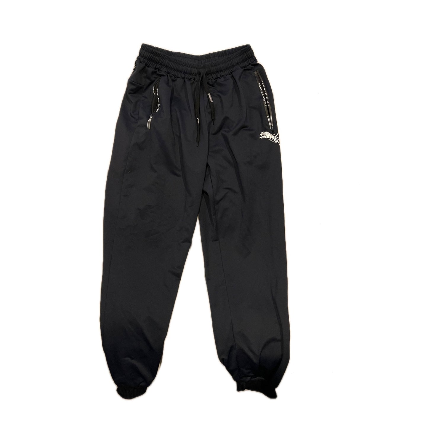 Cuffed Zippered Drawstring Track pants Pants Mens Small