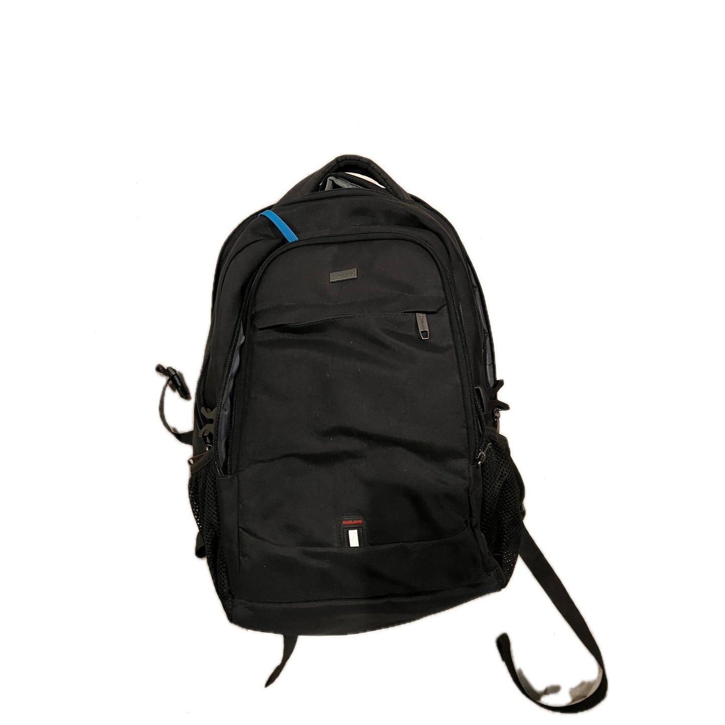 Mochila negra acolchada para computadora Duslang