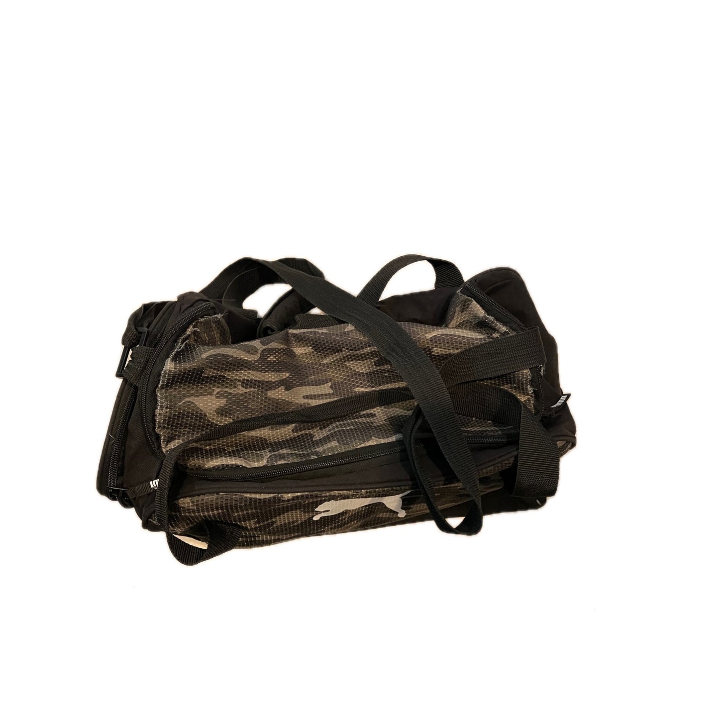 Puma Unisex Adult Evercat Form Factor Duffel Bags Gray Camo
