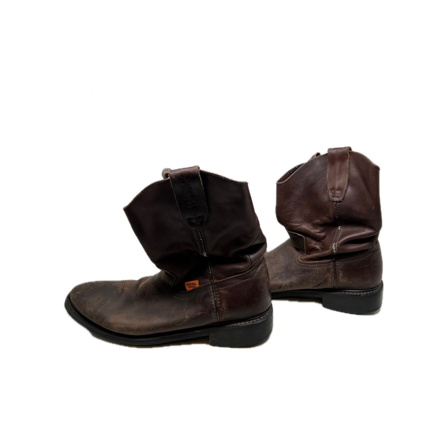 Original Michel Pull On Work Western Boots Mens 11.5
