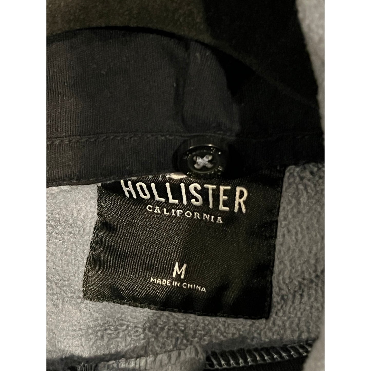 Hollister Pullover Fleece Blue Hoodie Mens Medium