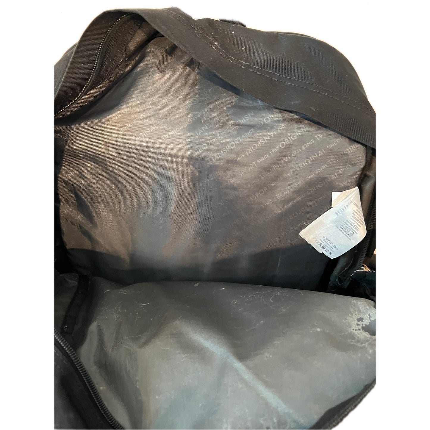 JanSport Big Student 3 Section Black Backpack
